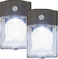 LED Wall Pack Light 26W (150-250W Equivalent)with Photocell Dusk to Dawn3000LM 5000k Daylight WhiteIP65 Outdoor Security LightsETL (2 Pack 26 Watt)