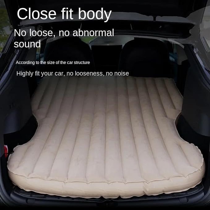Car Inflatable Mattress SUV Camping Inflatable Mattress Portable Inflatable Sleeping Pad 208x130 Cm Inflatable Mattress Car Camping Sleeping Pad