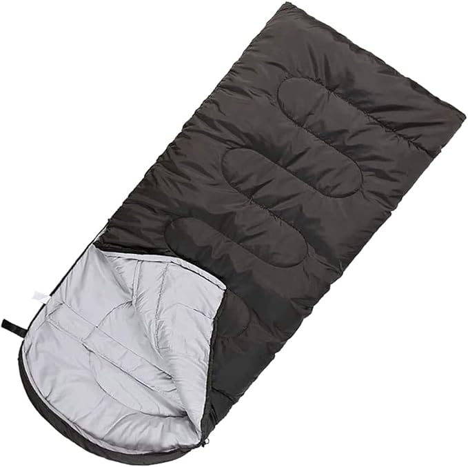 Standard Sleeping Bags with Hoods for Adults 4 Seasons Warm or Cold Lightweight Indoor Outdoor Sleeping Bags for Backpacking Camping