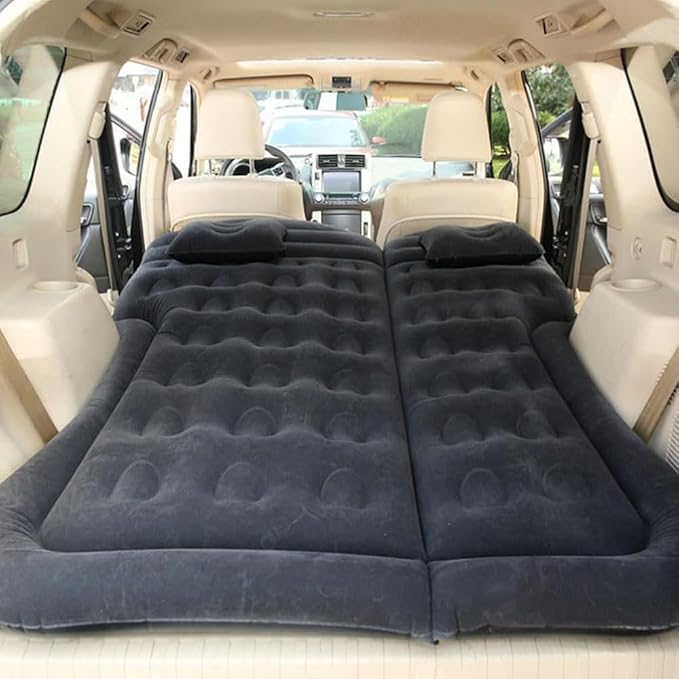 Car Air Mattresses for Honda CRV 2017 2018 2019 2020 2021Inflatable Bed Mattress with Electric Air Pump Portable Sleeping Pad for Travel Camping Trunk &amp Back SeatBlack