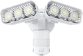 SANSI 38W 5000LM Motion Sensor Outdoor Lights Flood Lights Outdoor Detector with 4 Mode Adjustable 500W Equiv 5000K Dusk to Dawn IP65 Waterproof Motion Sensor Light for Garage Yard Porch (White)