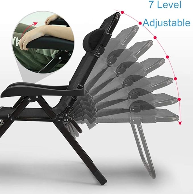 Lounge Household Products Outdoor Zero Gravity Lounge Chair for Relaxing| Garden Sun Lounger Reclining Chair| Folding Patio Lounge Recliners for Camping Beach DeckPurple (Purple)