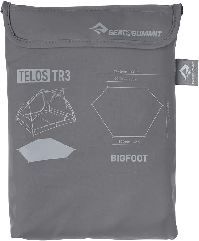 Sea to Summit Telos Bigfoot Tent and Vestibule Footprint 3-Person