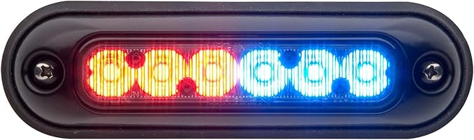 Whelen ION Series Surface Mount Super-LED Lighthead - Blue/Red