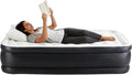 Simple Deluxe Camping Air Mattress with Built-in Electric High-Speed Pump Blow Up Inflatable Airbed with Carrying Bag for Home Guests &amp Travel Waterproof Foldable Portable