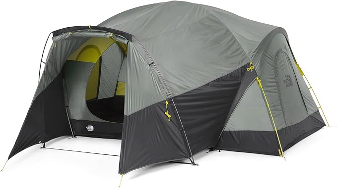 THE NORTH FACE Wawona 8 Tent | Eight Person Camping Tent Water Repellent Spacious &amp Easy to Set Up Attached Vestibule Area