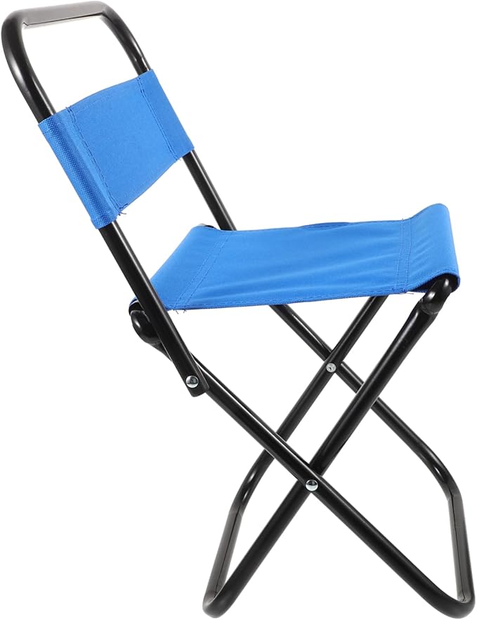 Yardwe Foldable Fishing Chair Compact Camping Stool Lightweight and Sturdy for Outdoor Activities