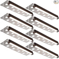 LEONLITE 8-Pack 12 Inch LED Hardscape Lighting Update Retaining Wall Lights LED Landscape Lighting 12-24V AC/DC Paver Light Low Voltage 3W/5W/7W Dimmable Outdoor Step Lights 5000K Daylight ETL
