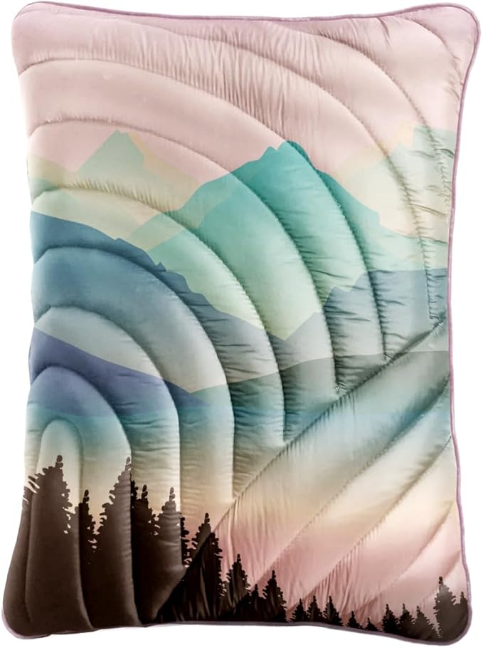 Camping PillowSupportive Compressible Travel Pillow Large Size Lightweight Camp Pillow with Storage Bag for CampingHikingBackpackingAirplane