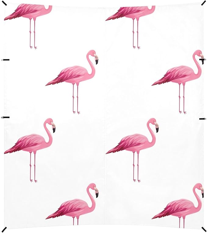 FlamingoCamping Sun Shelters 9.2 x 10.5 FT Beach Canopy Tent Sun Shade with Carrying Bag for Camping Trips Fishing Backyard Fun or Picnics 21341714