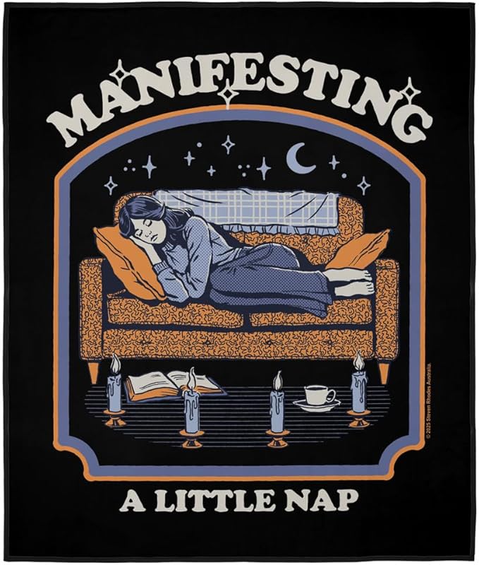 LOGOVISION Steven Rhodes Manafestinga Nap Outdoor Blanket for Picnic Beach Camping Park Tailgate 50x60