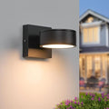 Modern Aluminum Porch Sconce Lights - LED Exterior Wall Sconce Waterproof 8W 3000K for Garage Enterway