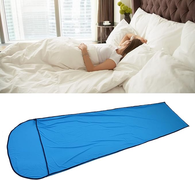 Sleeping Bag Liner Ultralight Polyester Fleece 78.7x31.5in - Soft Comfort Multifunctional Use Ideal for Camping and Travel