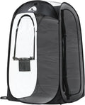 Sports Pod Kilindeer Pop Up Weather Tent for 1 Person – Portable All-Weather Shelter with Clear TPU Panels Instant Setup for Outdoor Events Camping Hiking Wind &amp Rain Protection