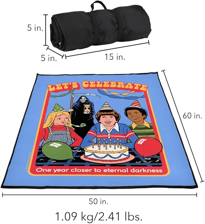 LOGOVISION Steven Rhodes One Year Closer Outdoor Blanket for Picnic Beach Camping Park Tailgate 50x60