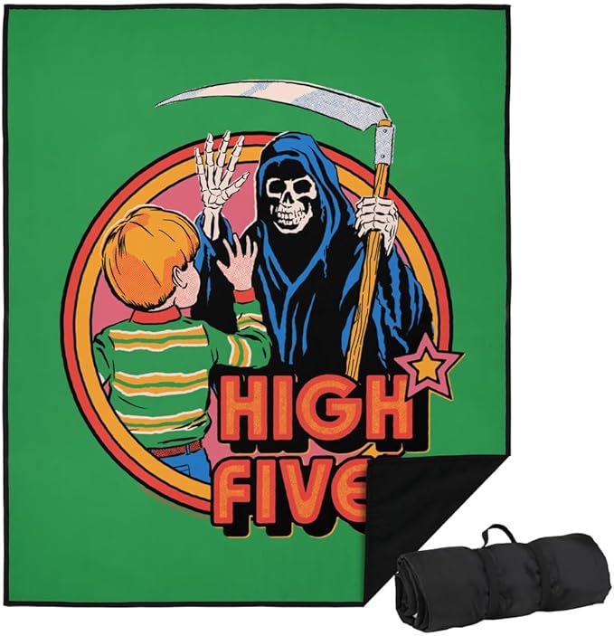 LOGOVISION Steven Rhodes High Five Outdoor Blanket for Picnic Beach Camping Park Tailgate 50x60