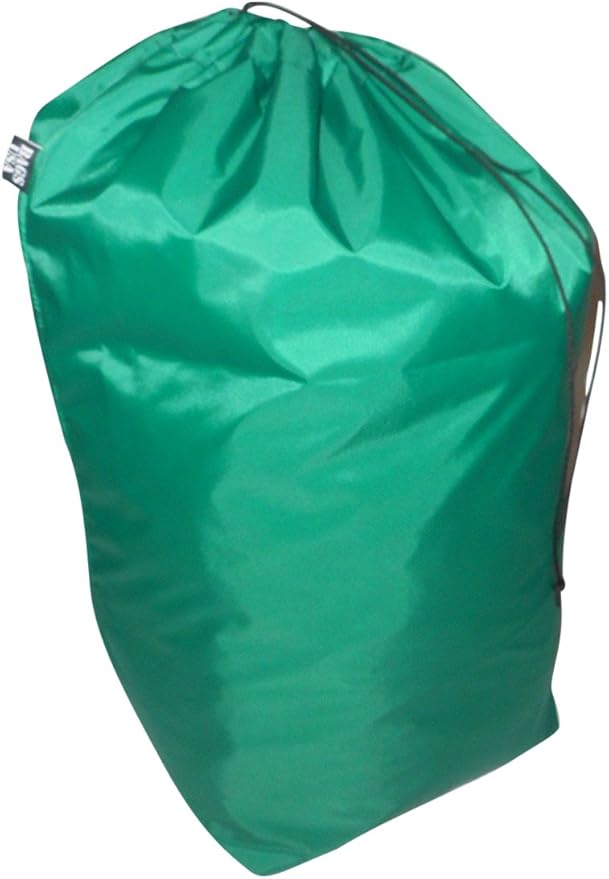 Sleeping Bag CoverJumbo Stuff Sacks Laundry Bag Made in USA. (Green)