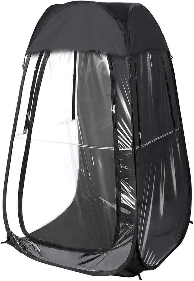 Weather Pod 1 Person Clear Tent Portable &amp Foldable for Watching Outdoor Sports Events Camping Fishing (Weather Pod)