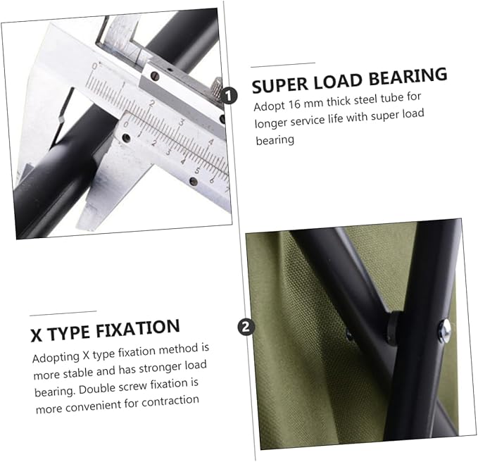 BESTonZON 1pc Multifunctional Outdoor Folding Fishing Chair Insulated Storage Bag and Backrest Portable Camping Seat for Fishing Hiking and Travel