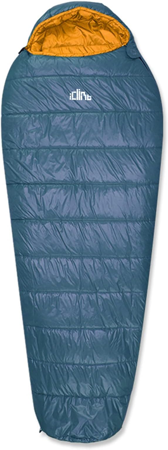 iClimb 1 Hooded 3M Thinsulate Insulation Warm Blanket and 1 3M Thinsulate Insulation Sleeping Bag Ultralight Compact for Adults Outdoor Camping Backpacking Hiking
