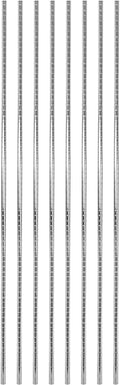 Restaurantware-Shelving Posts ONLY: Chef 101 74 Inch Mobile Shelving Posts 4 NSF Certified Chrome Poles - Shelves and Casters Sold Separately Does Not Corrode Steel Wire Poles