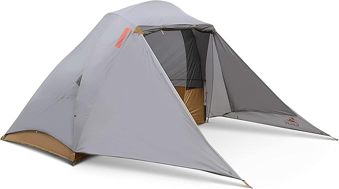 Kelty Caboose 4P Tent and Vehicle Awning Shelter Universal Attachment for Vans Trucks SUVs Standing Height Door Massive Vestibule Fully Freestanding Designed in Sunny Colorado (2023)