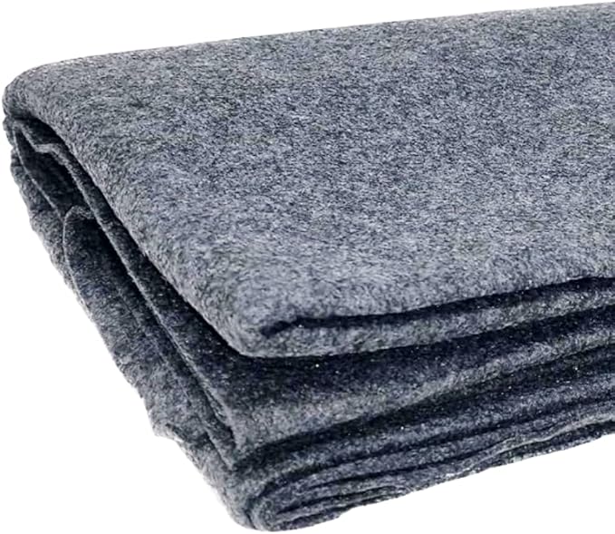 Vakly Emergency Throw Blanket 80 x 40 in (2 Pack) – Disposable Fleece Survival Blanket for Travel Camping Car Emergency Kit Outdoor Use &amp Homeless Shelters Gray