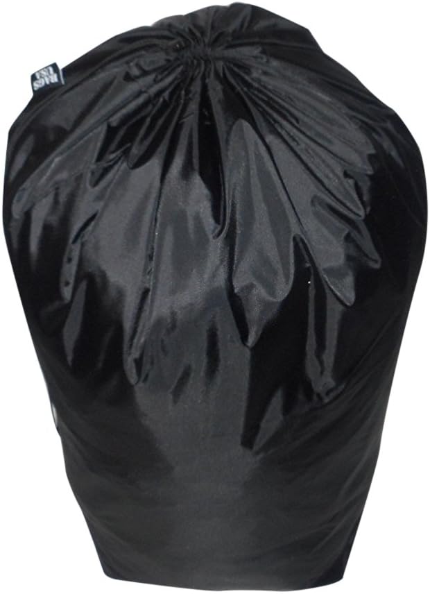 Sleeping Bag CoverJumbo Stuff Sacks Laundry Bag Made in USA. (Black)
