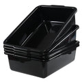4-Pack Commercial Bus Tubs Box/Tote Box Large Plastic Basin Tub (32 Liter)