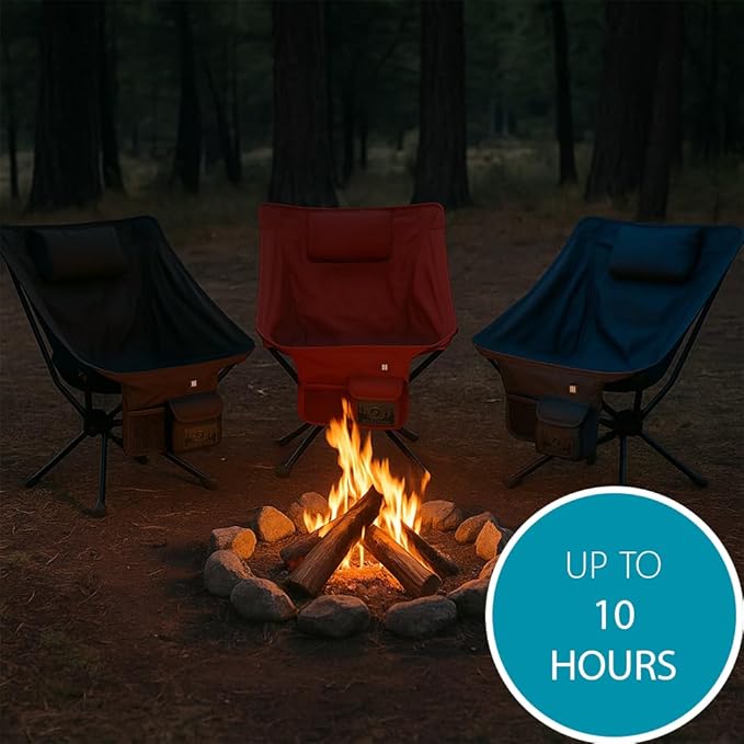 Gobi Heat The Beck Chair - Ultra-Portable Heated Camping Chair - Marine