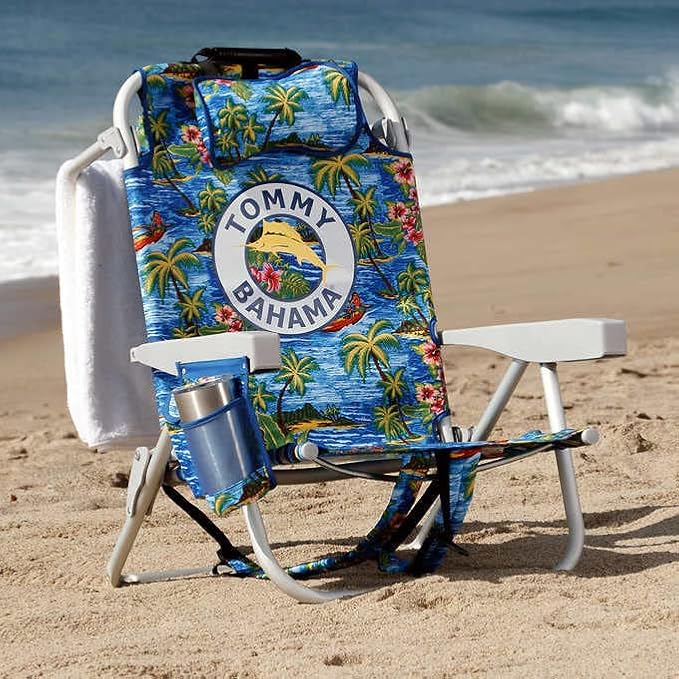 Tommy Bahama Backpack Beach Chair 2 Pack (Palm Beaches)