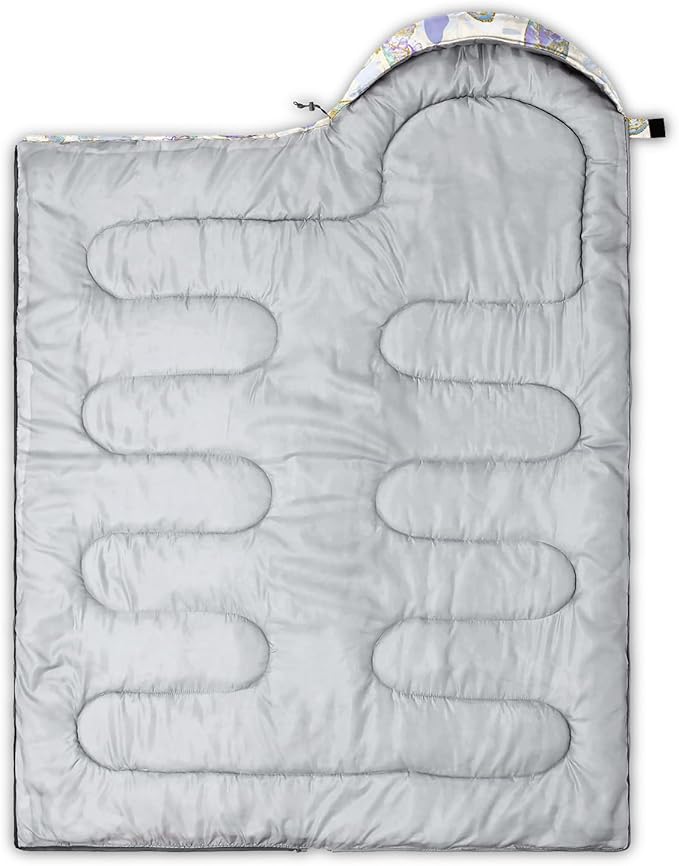 CVHOUSE Camping Sleeping Bags3 Season Warm &amp Cool WeatherLightweightWaterproof Sleeping Bags for Adults &amp KidsTravelingand OutdoorsCamping Gear Equipment