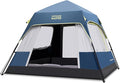 OutdoorMaster Updated Camping Tents 4/6 Person Camping Tent with Blackout Shelter Technology Easy Setup in 60 Seconds Weatherproof Pop Up Tent with Top Rainfly Instant Cabin Tent