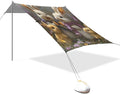 Beach Tent Sun Shelter Rabbits Playing Lightweight &amp Easy Setup Beach Shade Canopy for Camping Fishing