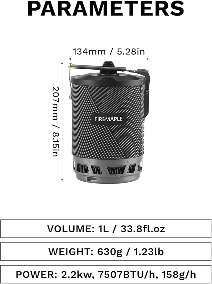 Fire-Maple Star X2 Pro Backpacking and Camping Stove-Fast Boiling Compact and Efficient Camp Cooking Gear for Hiking Trekking Fishing and Outdoor Adventures
