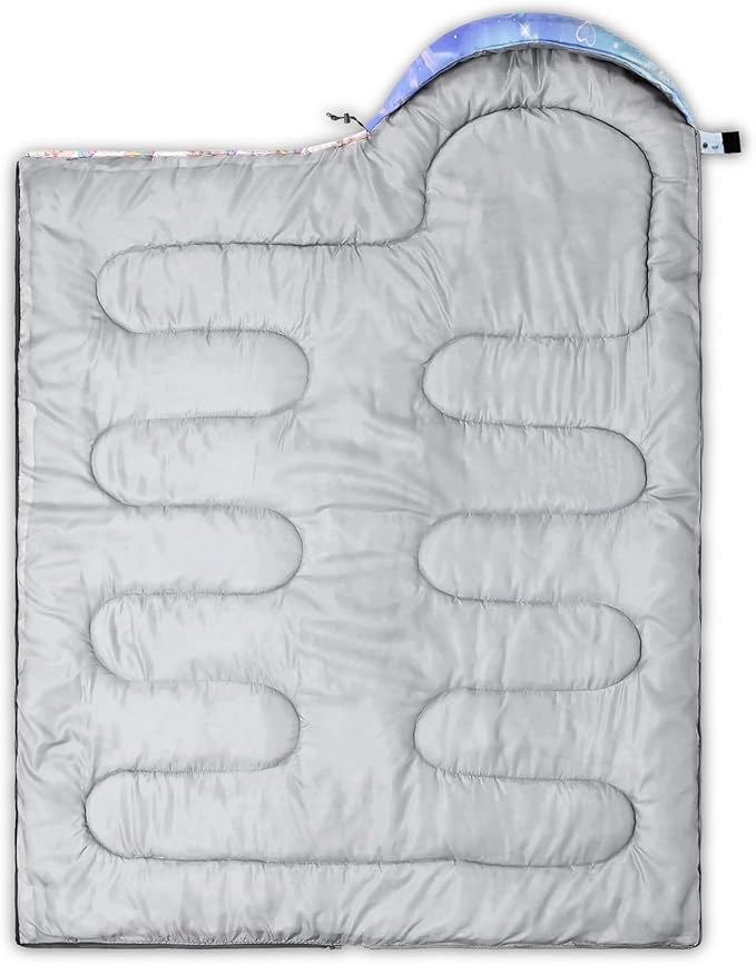 AILONEN Cartoon Camping Sleeping Bag for Boys Girls AdultsLightweight &amp Waterproof3 Season Warm &amp Cold WeatherPortablePrinted Sleeping BagTravelingCampingHiking