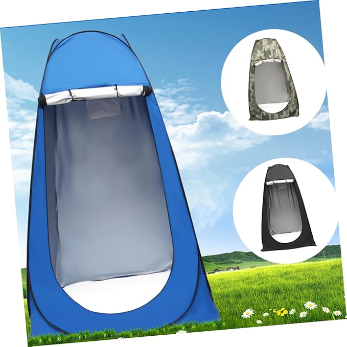 1Pc Portable Automatic Changing Clothes Tent for Fishing and Camping Movable Outdoor Dressing Room Beach Tent Blue
