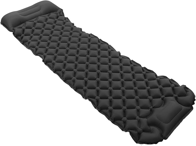 Topyond Inflatable Sleeping Mat Camping Sleeping Pad Ultralight Inflatable Sleeping Mat with Built in Pump Backpacking Camping Air Mattress for Camping