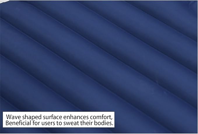 Sleep Pad Ultra Light InflatableSleep Pad with Built-in Foot Pump Waterproof and Moisture-Proof Air Mattress Suitable for Backpacking Hiking Tent Trap Travel Blue