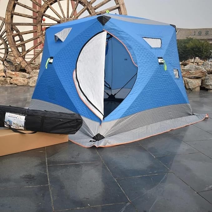 Winter Ice Fishing Tent Large Winter Ice Fishing Tent Warm Camping Tourist Cotton Tent 240 * 240 * 190cm