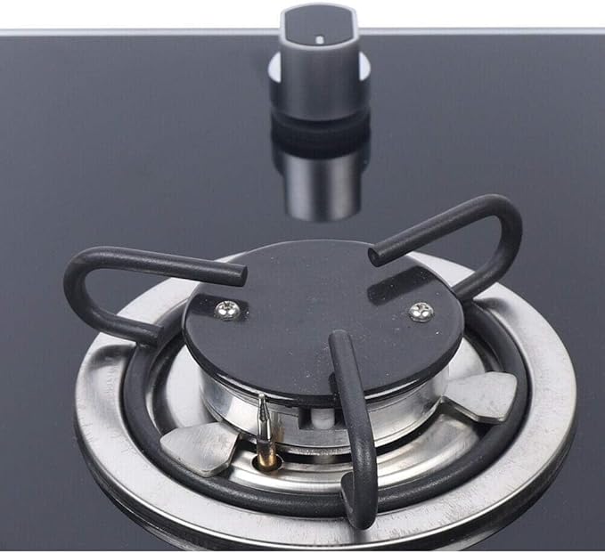 Propane Gas Cooktop Single Burner Stove portable Camping Stove L-P-G 1800W Tempered Glass Gas Hob Cooker with Knob-Control for RV Outdoor Kitchen Boat Caravan Camper
