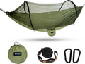 Hammock with Mosquito Net - Lightweight Portable 1 Person Hammock - for Camping Hiking Backpacking Travel a Festival or The Beach