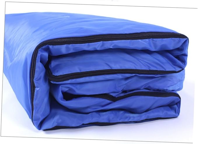 POPETPOP Outdoor Envelope with Drawstring Hood Lightweight Camping Gear for Hiking Backpacking Trekking in Spring Summer Autumn Compression Storage Included Blue