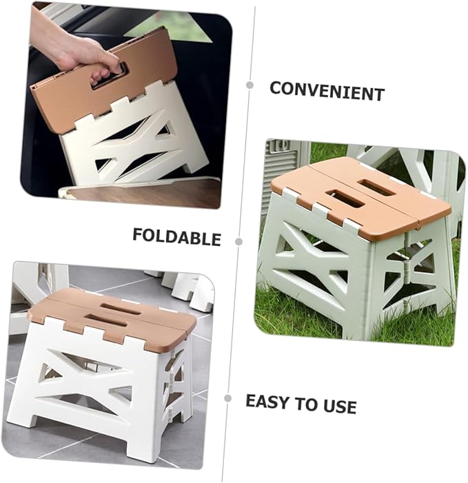 Small Camping Stool Portable Folding Stool for Fishing Picnic Garden Sturdy Constructi