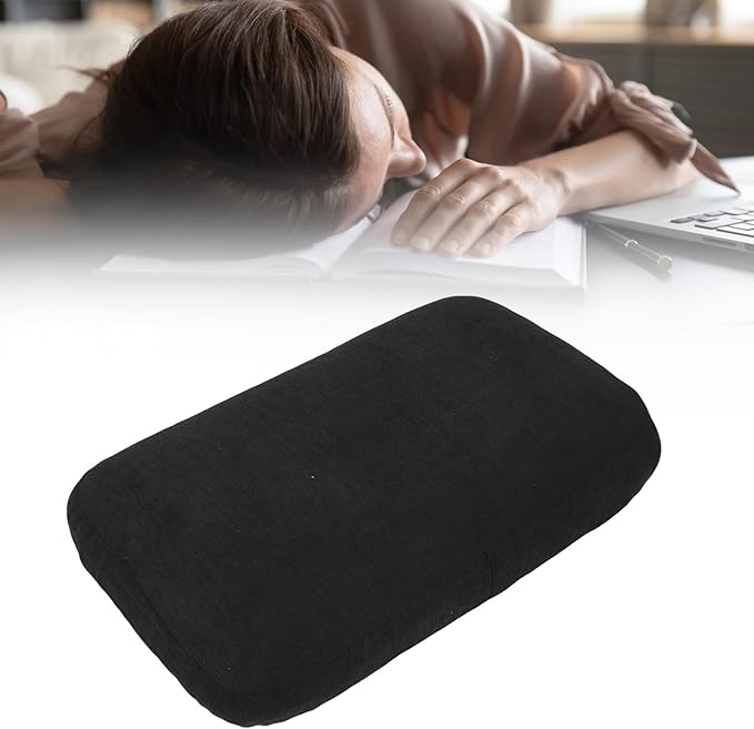 CHICIRIS Camping Pillow Memory Foam Travel Pillow Soft Comfortable Breathable for Backpacking Hiking Airplane Black