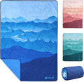 VILLEY Picnic Blanket 3-Layer Camping Blanket 52x75 Machine Washable Water Repellent and Sandproof Packable and Portable for Camping Travel Park Beach and Indoor Use