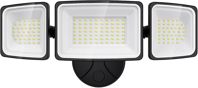 Onforu 130W LED Security Light 13000LM Outdoor Indoor Flood Light Switch Controlled IP65 Waterproof LED Exterior Floodlight 6500K White Wall Mount Security Lighting for EntrywayGarageYardEave