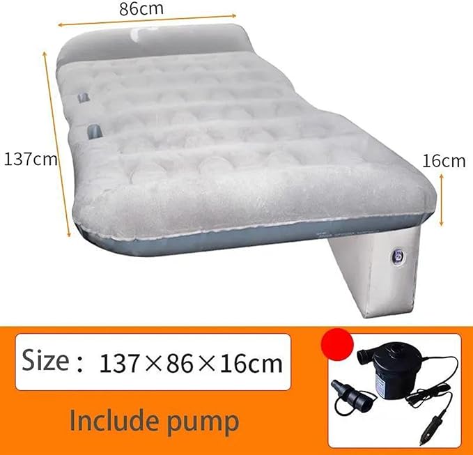 Inflatable Mattress Car Back Seat Sleeping Pad Camping Travel Mattress 80x150 Cm Size Multifunctional Inflatable Sofa