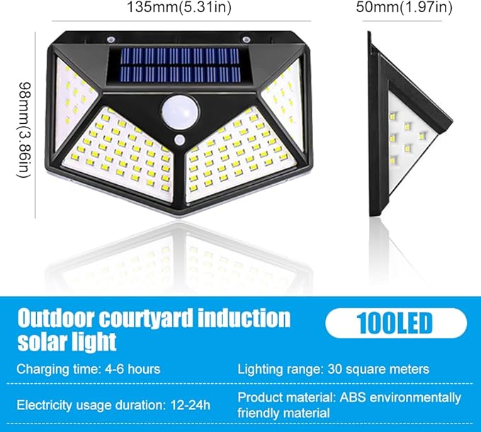 Solar Lights Outdoor 12 Pack Solar Motion Sensor Light Outdoor 3 Modes Solar Powered Security Lights Lumiere Solaire Exterieur IP65 Waterproof 270° Wireless for Yard Garden Deck Fence Garage