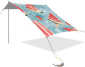 Beach Tent Sun Shelter Summer Watermelon Popsicles Lightweight &amp Easy Setup Beach Shade Canopy for Camping Fishing